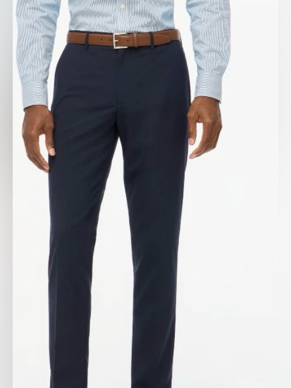 J Crew Men’s Navy Blue Thompson Tapered Leg Dress Pants 36x30